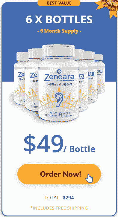 Zeneara 6 bottles